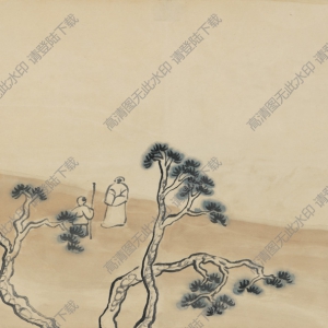齊白石_23開借山圖冊08_高清大圖下載