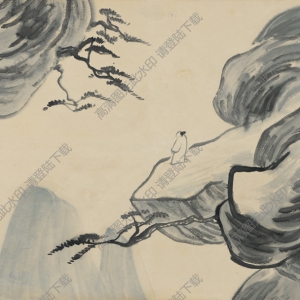 齊白石_23開借山圖冊12_高清大圖下載