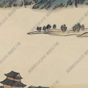 齊白石_23開借山圖冊15_高清大圖下載