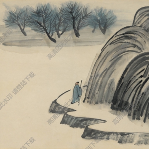 齊白石_23開借山圖冊23_高清大圖下載