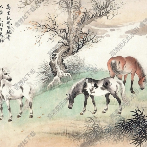 戈湘嵐國畫_秋風(fēng)駿骨_高清大圖下載