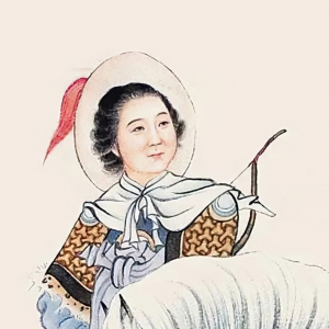戈湘嵐作品_控馬圖_高清大圖下載