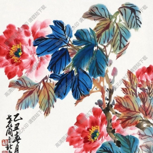 張世簡_牡丹_高清大圖下載