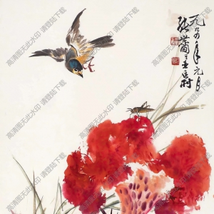 張世簡國畫_花鳥_高清大圖下載
